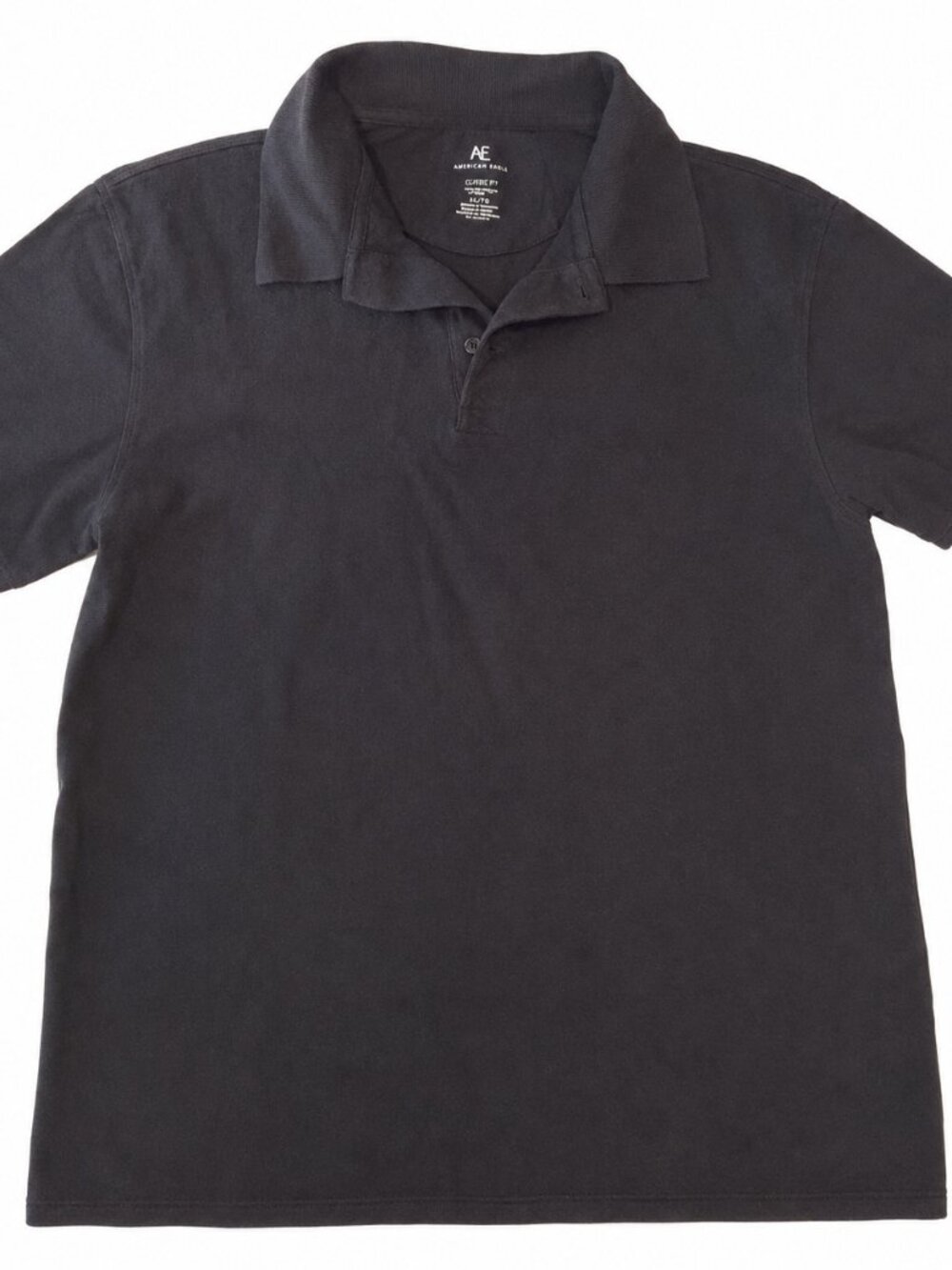 H&M Men’s Black Slim Fit Polo Shirt Size XS
